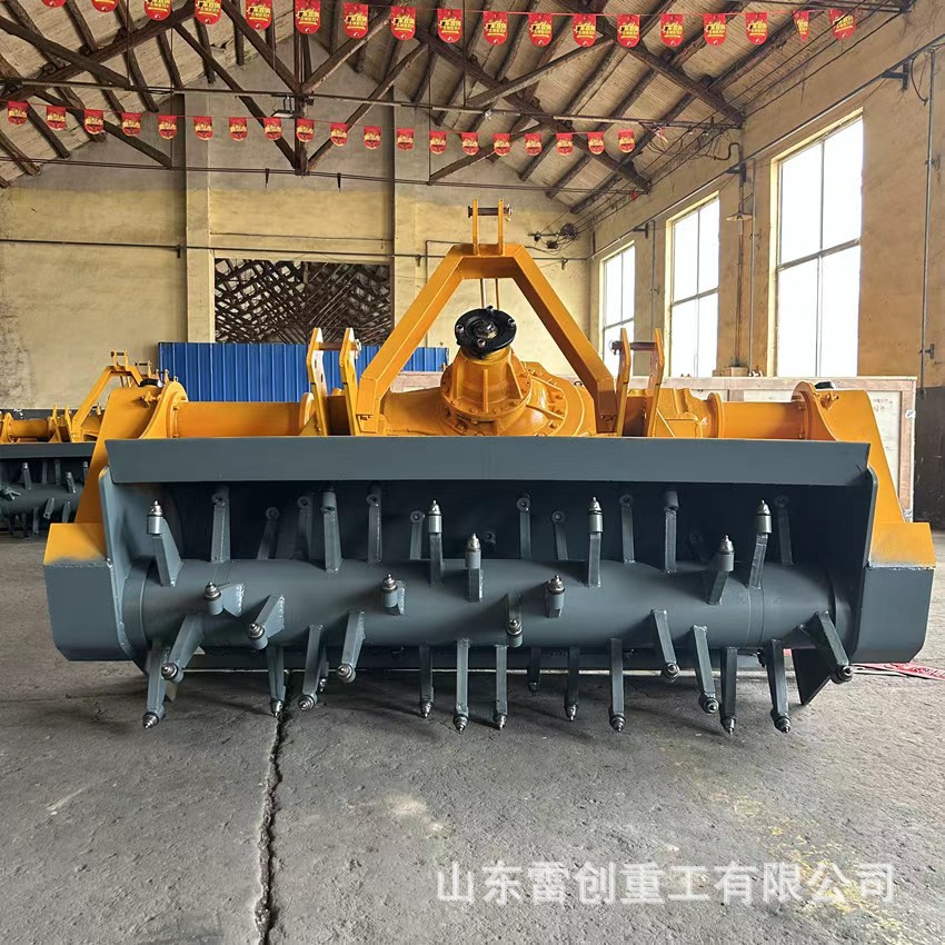 三七灰土后桥拌合机合金刀头路面拌和设备工程施工路拌机