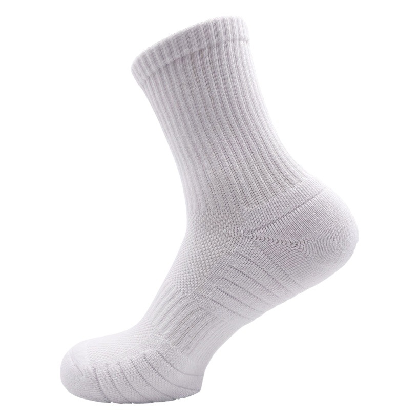 Calcetines de baloncesto de media pantorrilla profesionales de la NBA calcetines deportivos de fondo de toalla gruesa para hombres calcetines de élite de entrenamiento de combate para hombres