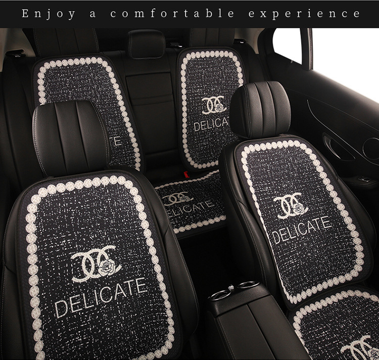 Luxury and stylish car seat cushion, no need to tie, non-slip, does not block airbags, suitable for all seasons, popular online model