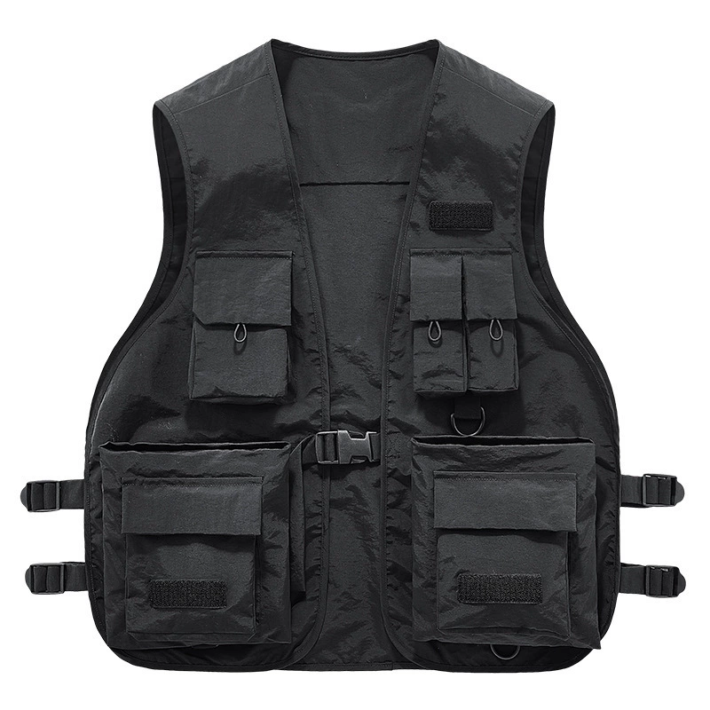 Summer vest for leisure, universal men's jacket, oversize