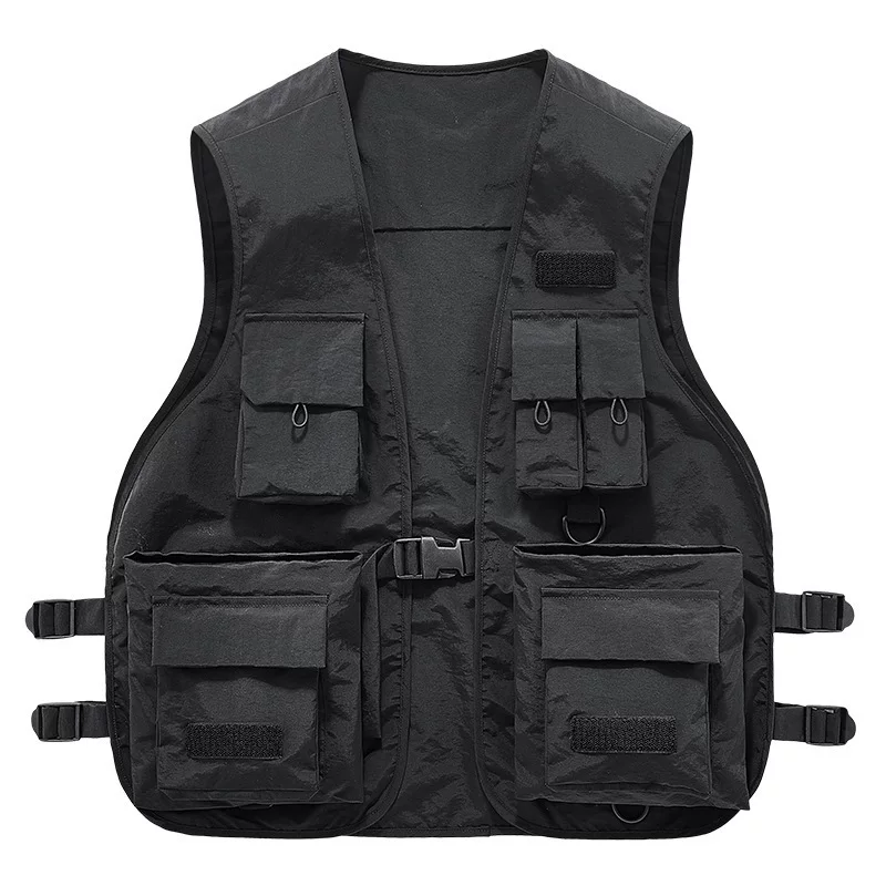 Summer vest for leisure, universal men's jacket, oversize