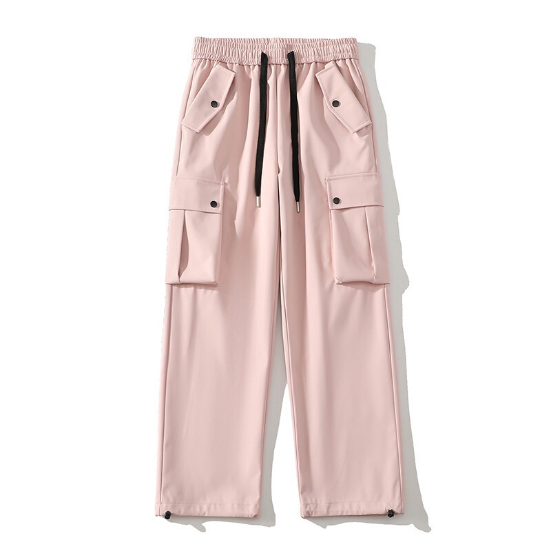 New Style Unisex Outdoor Pants, Casual Cargo Pants with Multiple Pockets and Drawstring, K06 Price Control