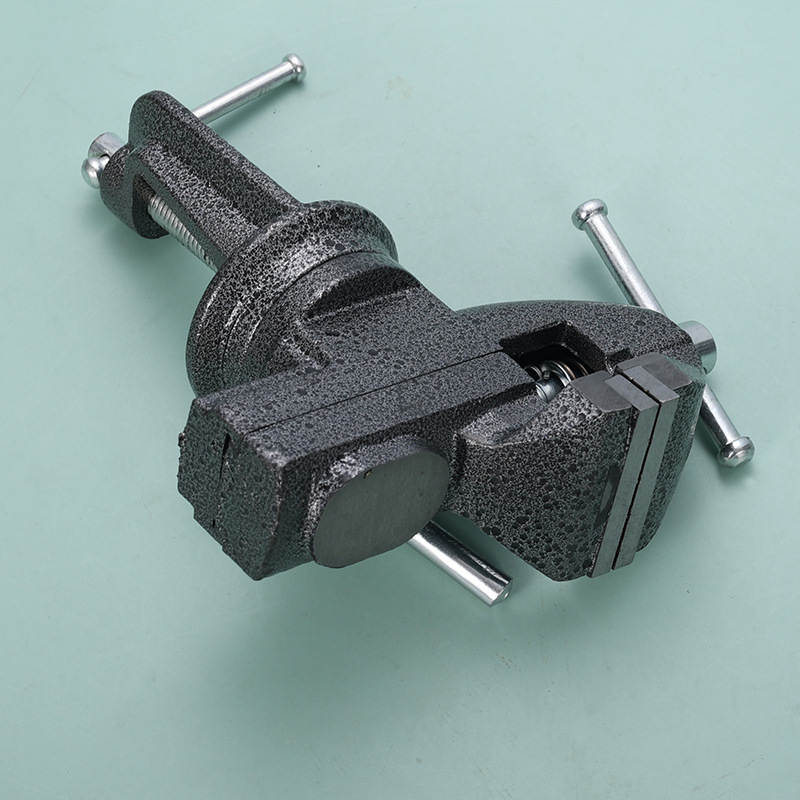 Herramientas de hardware de 360 grados giratorio mini vise tabla vise pequeño vise tabla vise plana (luz)