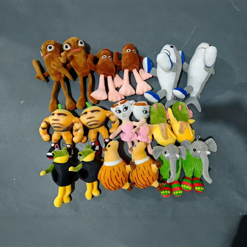 Cross-Border New Product Tungtungsahur Shark Ai Foreign Mountain and Sea Classic Parody Plush Toy Doll in Stock