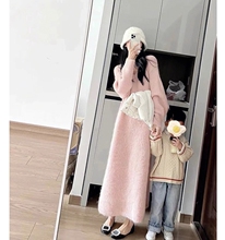 ��ɫ�R��ë��Ů�Ӻ񶬼�2025�¿��㼑��L��ȴ���ᘿ��B��ȹ