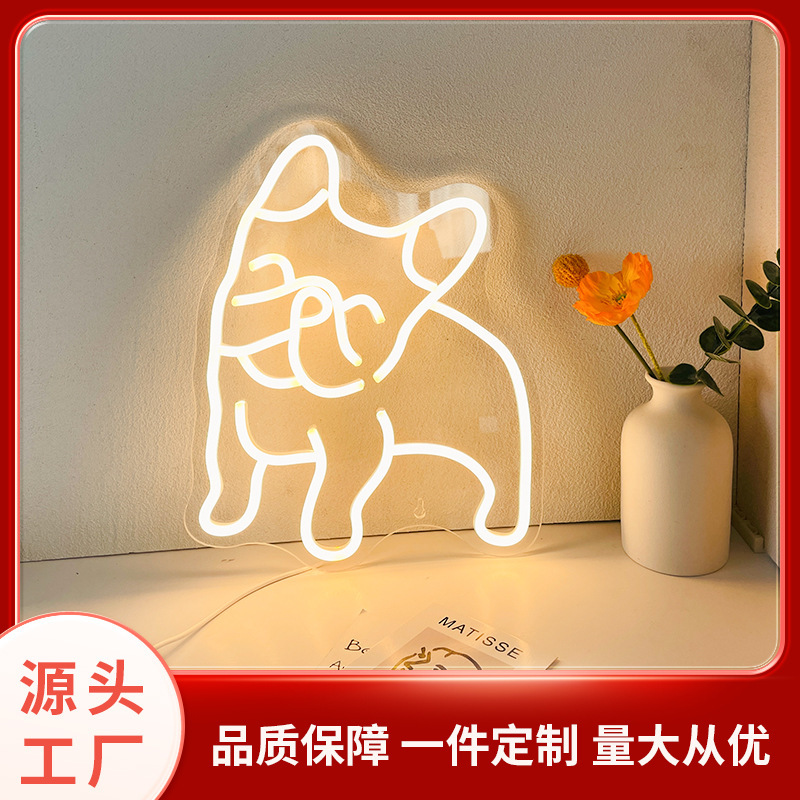 Children's room neon lights fixed interior decoration led modeling lights creative neon signs ins cross-border direct supply