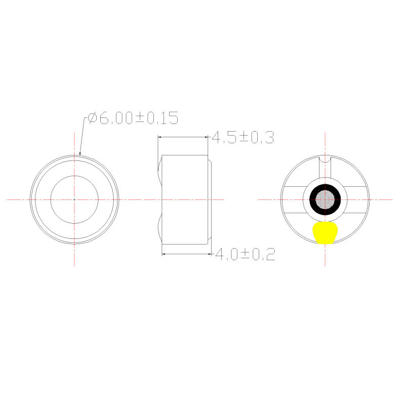 6mmヘッドホンスピーカー中穴調律ユニットTWS bluetoothヘッドホンスピーカー入耳式複合膜スピーカー重低音|undefined