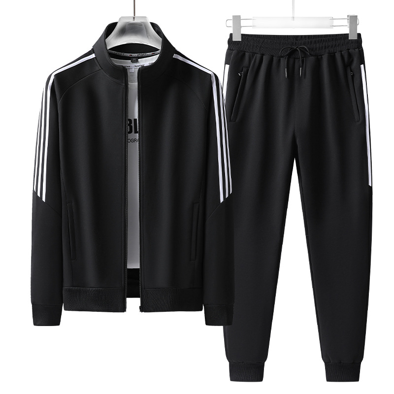 2024 primavera y otoño nuevos trajes deportivos parejas de hombres y mujeres cardigan casuales sudaderas deportivas casuales coreanas de dos piezas
