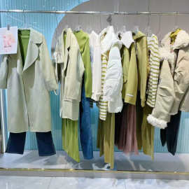 25冬如缤简约时尚风羽绒服毛衣上衣裤裙品牌折扣女装现货批发货源