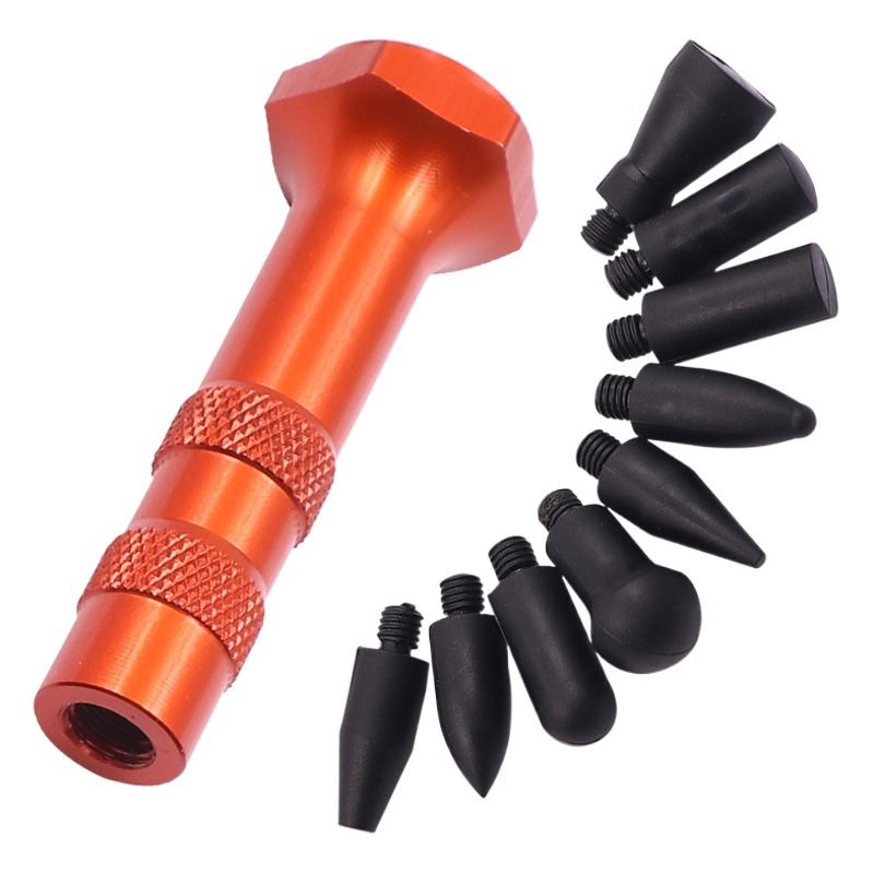 Coche cóncavo que forma la herramienta de reparación de la pluma de tapping martillo de goma nivelación pluma herramienta de nivelación