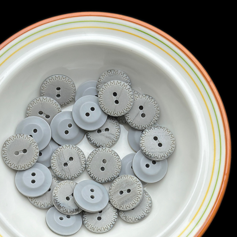 Neutral Gray Matte Shirt with Small Buttons, Milk Tea Brown Coffee Resin Sweater Jacket, Casual Suit Vest Buttons