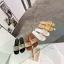三角编织新款手工一字拖
