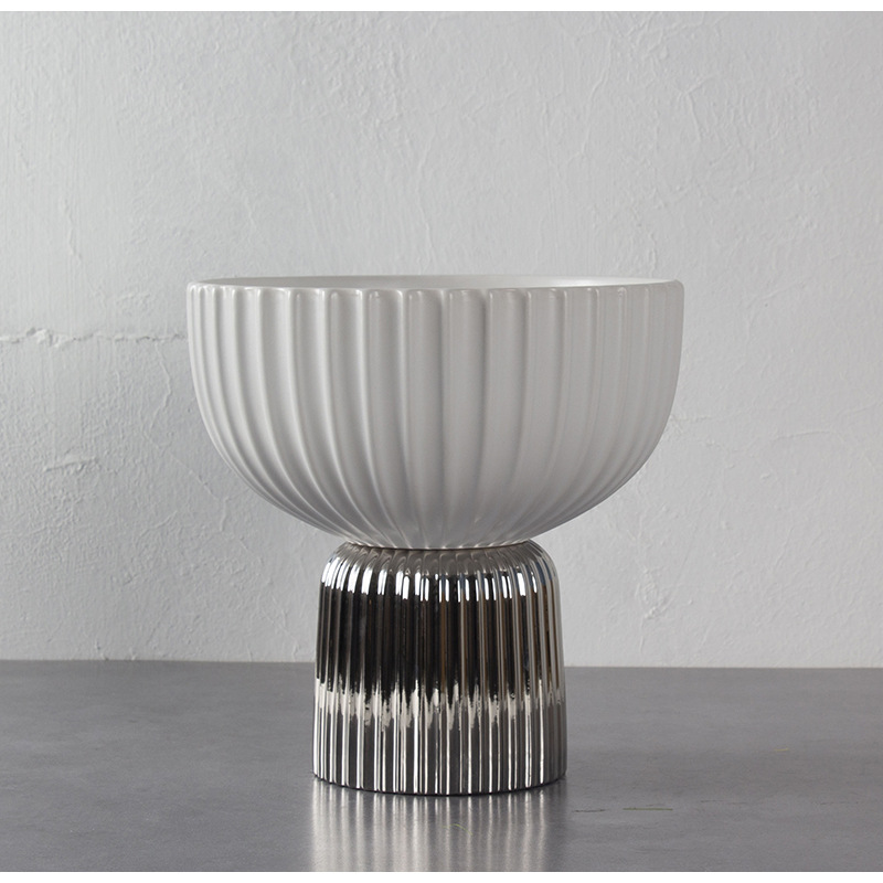 BZ230505-2 화이트 + 실버 (스트라이프)