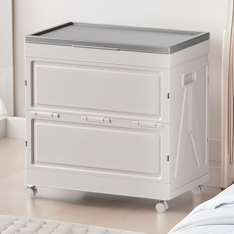 Household Multi-functional Folding Storage Box Clothes Quilt Storage Box Toy Storage Box Flip Snack Storage Cabinet