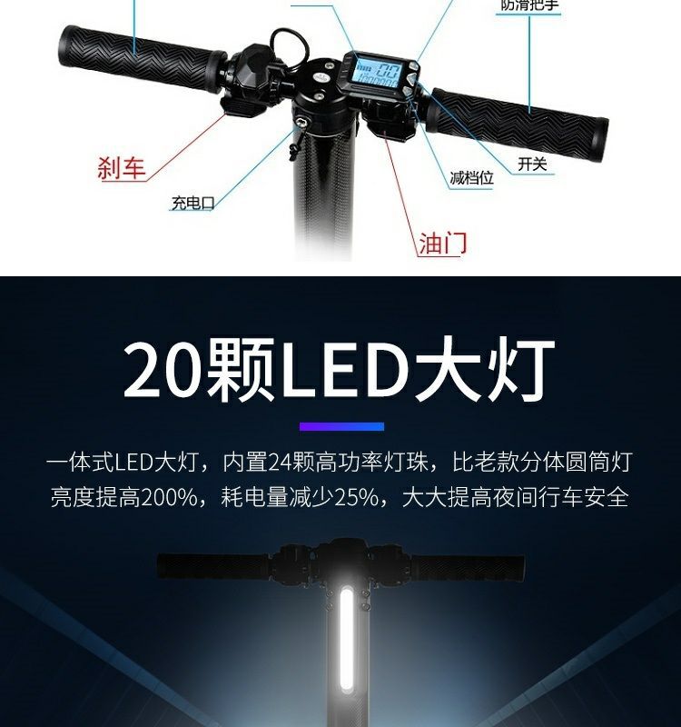Electric Scooter, Portable Foldable for Commute