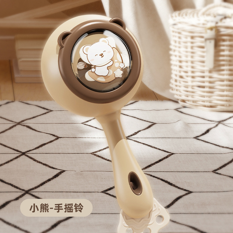 益智早教打楽器鈴鼓啓蒙乳幼児は手をかじって鈴を鳴らすことができます。|undefined
