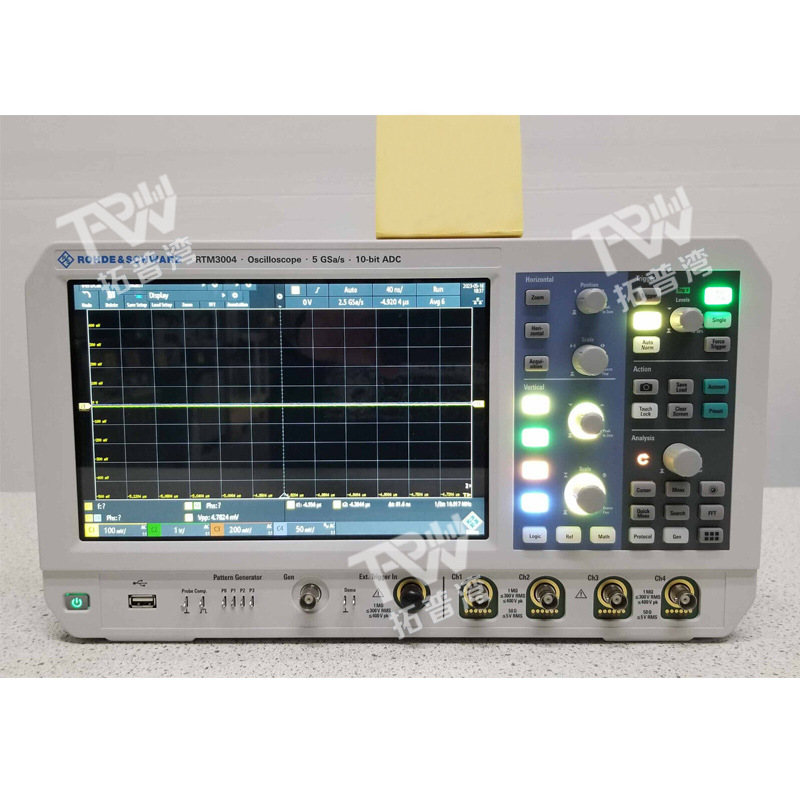 罗德与施瓦茨 四通道 100MHz 至 1GHz RTM3004 数字示波器