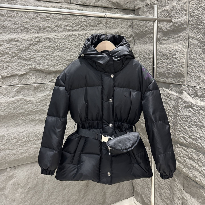 Cross-Border Original Correct Version P's Popular Women's Hooded Waist Bag Waist down Jacket Jacket Windproof and Waterproof Cross-Border Original Correct Version P's Popular Women's Hooded Waist Bag Waist down Jacket Jacket Windproof and Waterproof