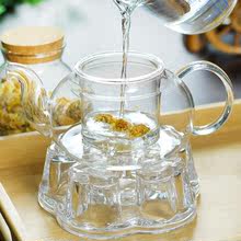 玻璃单壶电陶炉煮茶壶套装耐高温泡茶普洱茶具家用烧水壶过滤茶水