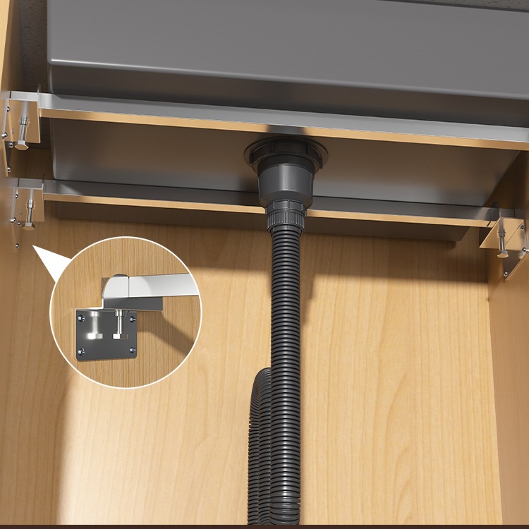 Kitchen Sink Fixed Bracket, Sink Support Rod, Stainless Steel Basin Bracket, Under-Counter Basin Support Frame