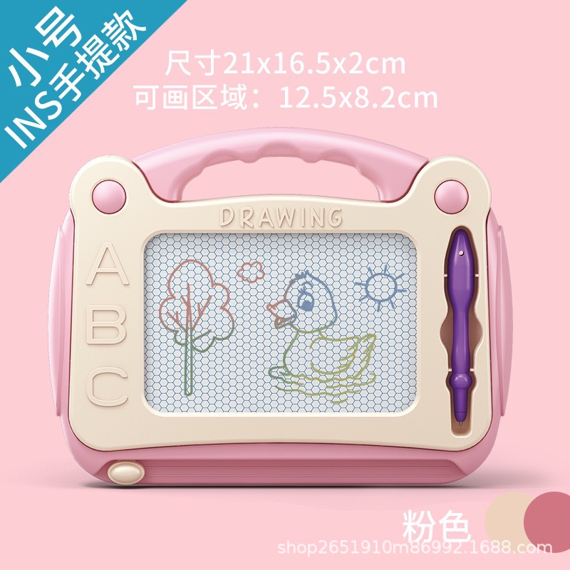 Productos explosivos transfronterizos niños tablero de dibujo magnético colorido para niños jardín de infantes aprender a dibujar graffiti tablero de escritura desmontable