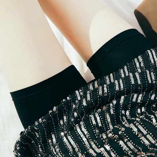 Girls' safety pants plus size anti-exposure leggings women's ice silk three-quarter pants plus shorts boxer briefs