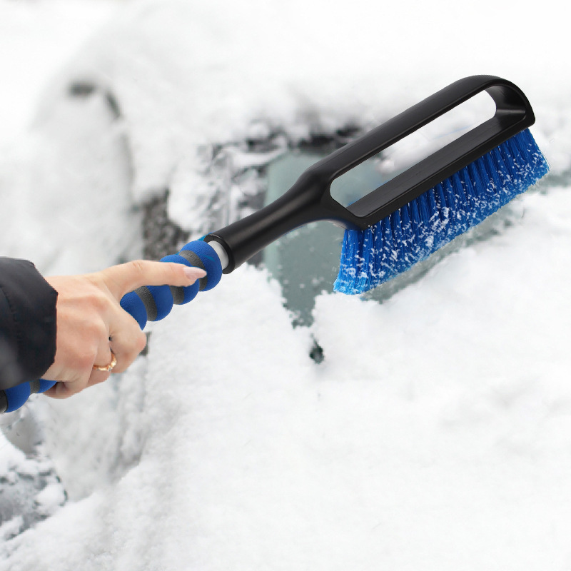 车用雪铲雪刷 雪天应急工具 刮雪工具 汽车雪铲刷子可拆卸雪刷