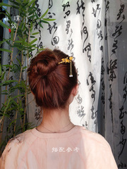 十二花神純銀步搖髮簪古風簪子女定情信物七夕情人節禮物送女朋友