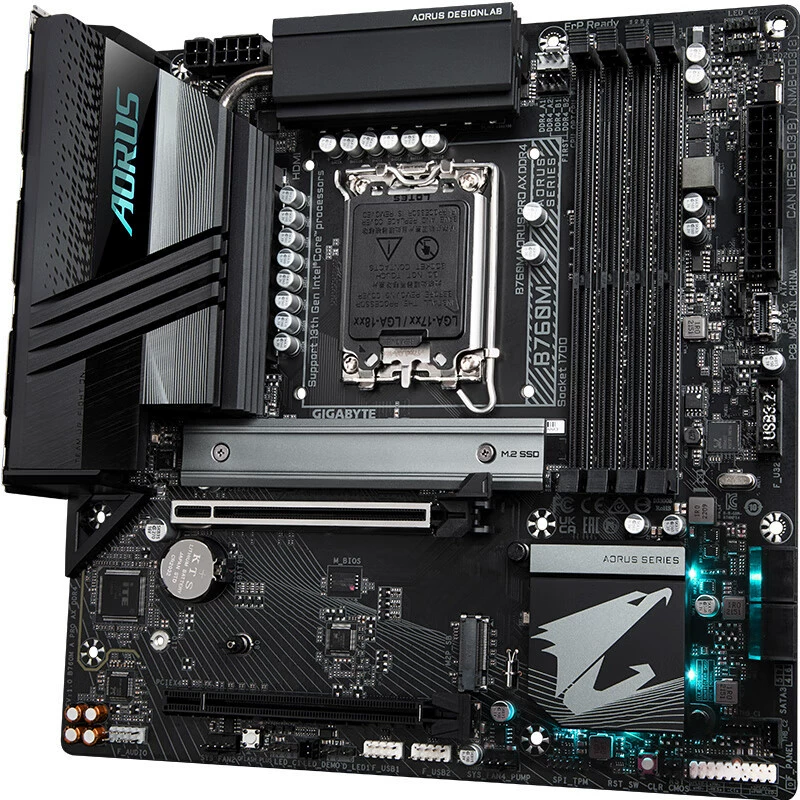 Киберспортивная материнская плата B760M AORUS Pro AX DDR4 для игр (B760/LGA 1700)