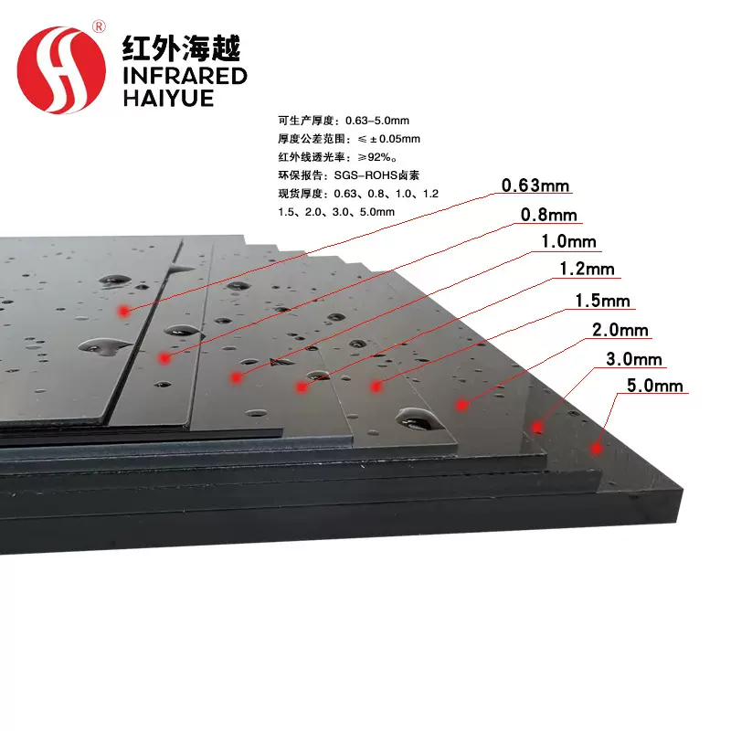 海越研究院  PMMA  HY700-HG红外亚克力板 智能感应板材制造商