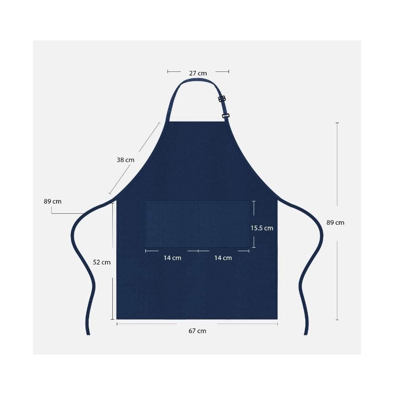 Uniforme delantal cafetería artista floral simple halter ropa de trabajo más tamaño hogar cocina delantal fábrica al por mayor