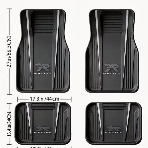 TEMU retro estilo nórdico alfombra de pie de coche alfombra de cuatro piezas tapete resistente a las manchas almohadilla de pie Amazon TEMU al por mayor
