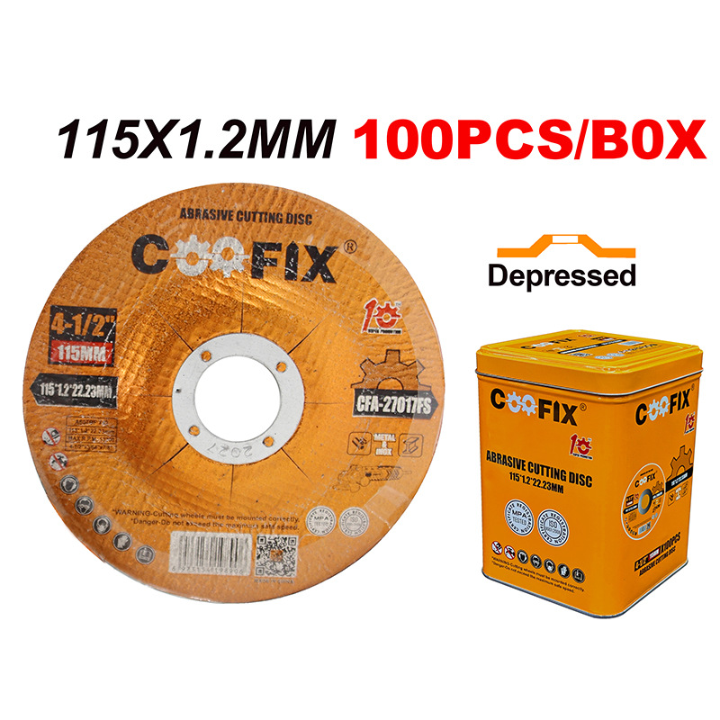 Coofix库菲砂轮片批发 107正品角磨机超薄树脂金属不锈钢切割片