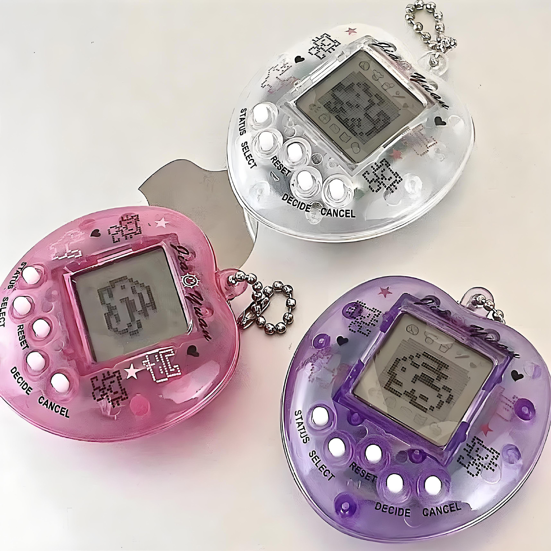 Electronic pet machine, educational children's toy, nostalgic childhood mini handheld game console, pendant, foreign trade wholesale Tamagotchi