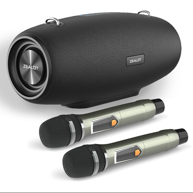 S 67ハイパワー広場舞bluetooth家庭k歌スピーカー無線ダブルマイクマイクKTV音響100W|undefined