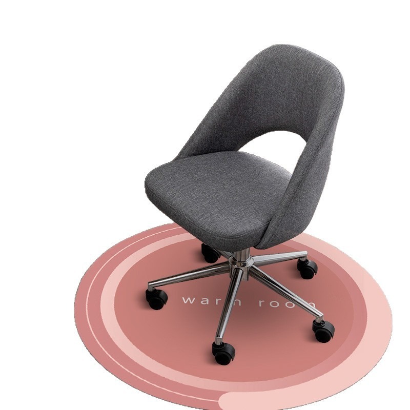 Silla de computadora transfronteriza tapete redondo dormitorio sala de estar sofá tapete de barro de diatomeas tapete de silla de estudio de oficina