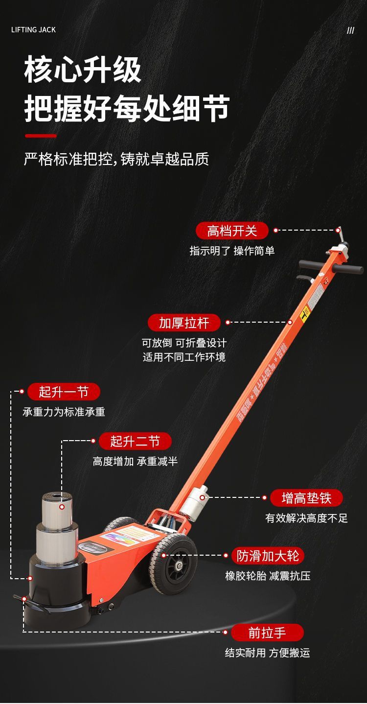 Alloy Pneumatic 0kg Top National Standard 50t Industrial Grade Genuine Manufacturer Direct Sale