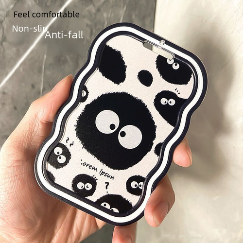 Creative Anti-Lost Card Holder for Student Campus Cards, Meal & Bus Passes, Yangcheng Tong, Access Control Badges—Protective Case with Neck Lanyard