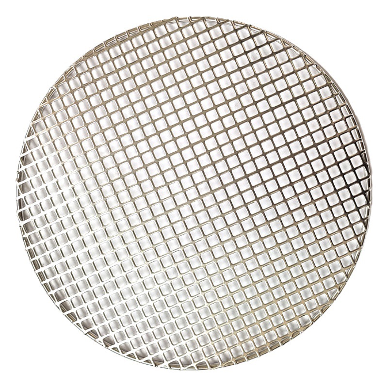 Jiuhui Self-service Shop Stainless Steel Integrated Stamping Welded Grill Net Korean Stainless Steel Grill Tray Commercial Square Grill Net