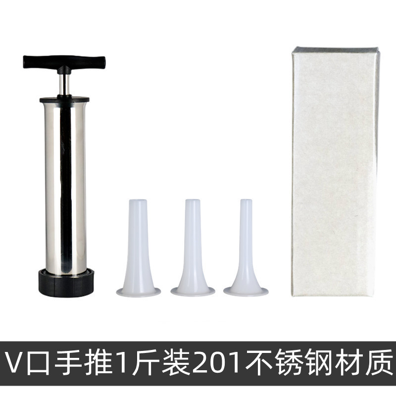 Embudo de llenado de salchicha manual nueva máquina de llenado de salchicha manual Embudo de llenado de salchicha