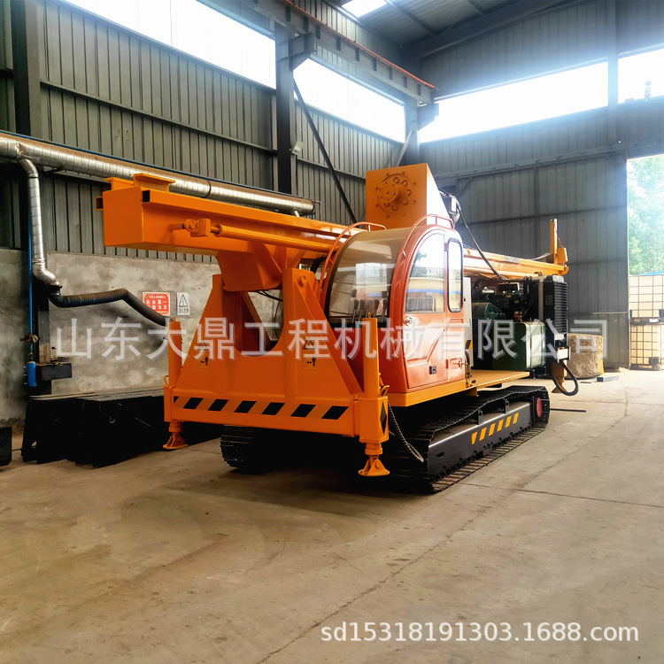 山东大鼎小型长螺旋钻机 履带式长螺旋钻机 步履式长螺旋打桩机
