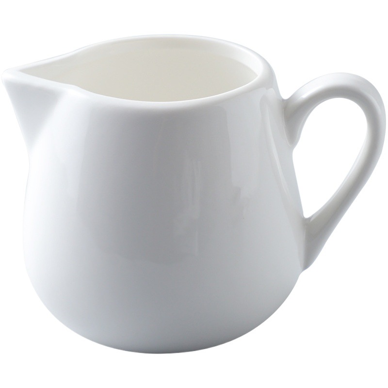 Ceramic milk spoon tip with small milk jug sauce spoon coffee milk cup coffee flower jar Milk Cup