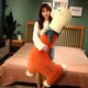 Alpaca Pillow Long Pillow Doll Oversized Girl Sleeping on Bed with Legs Folded Rag Doll Plush Toy