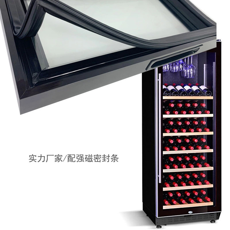 Simple vertical beer cabinet door freezer door display cabinet door automatic sliding door