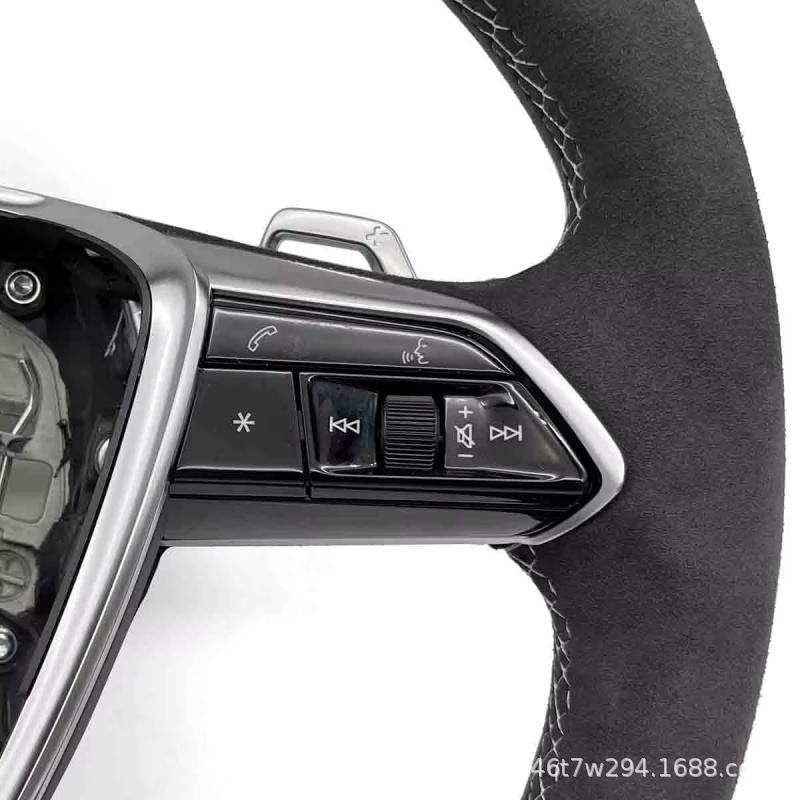 Original Factory Steering Wheel Made Entirely of Alcantara Material Suitable for Audi A4 S3 S5 8Y A6 C7 Rs7