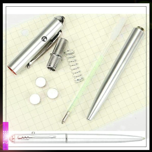 El registro de la pen incoloro desaparece misterioso bolígrafo invisible bolígrafo detector de billetes bolígrafo bolígrafo con efecto LED