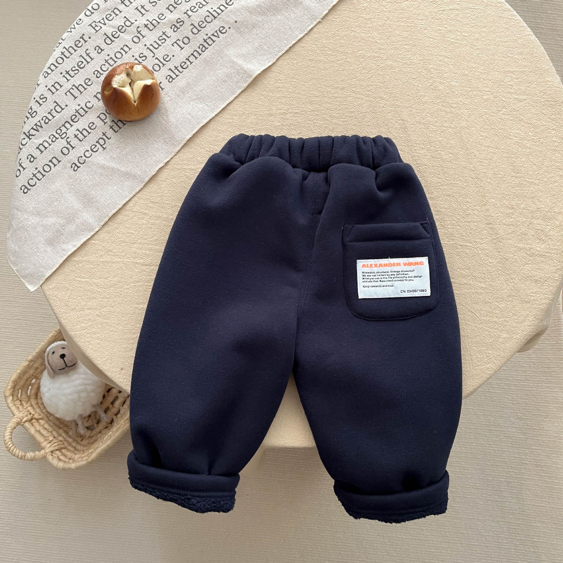 Pantalones de Chándal Térmicos para Niño con Forro Engrosado para Invierno image 8