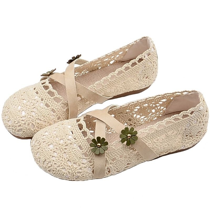 New summer style women's closed-toe sandals, Mori girl style, vintage retro shallow soft-soled shoes, breathable women's shoes, mesh fisherman shoes New summer style women's closed-toe sandals, Mori girl style, vintage retro shallow soft-soled shoes, breathable women's shoes, mesh fisherman shoes