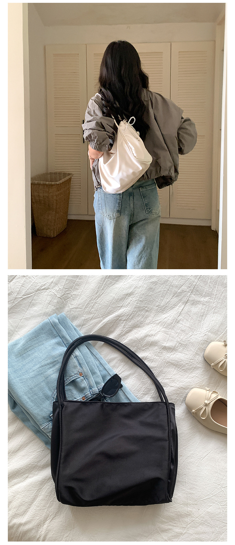 Nuova borsa a tracolla di alta qualità per la comunicazione sensoriale, borsa tote frequente, grande capacità per le donne, nylon casual di nicchia, versatile_voghion.com