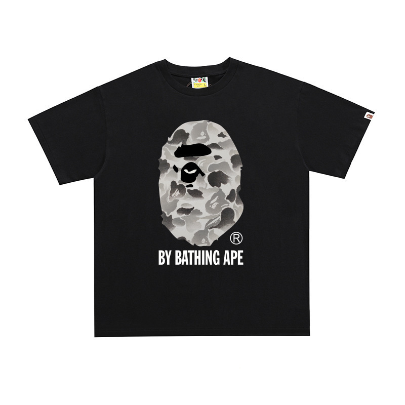 国境を越えた貿易トレンディなブランド半袖メンズレタープリントアメリカンストリートルーズカップルカジュアルTシャツ半袖シャツ|undefined